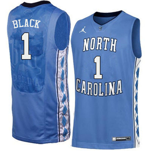 Men #1 Leaky Black North Carolina Tar Heels College Basketball Jerseys Sale-Blue
